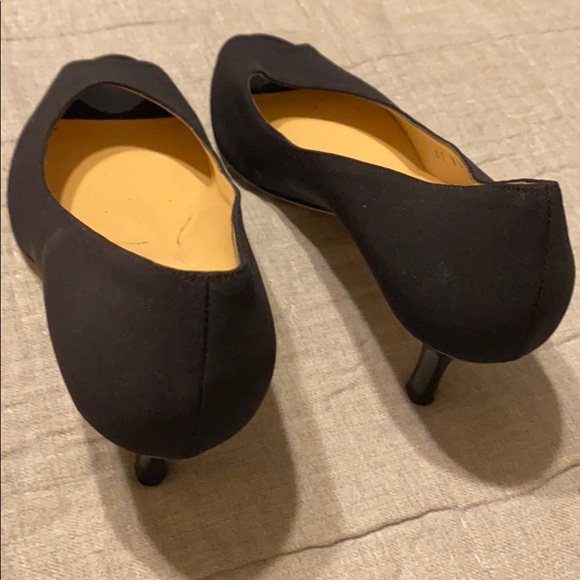 Bruno Magli Black open toe pumps - Picture 2 of 8